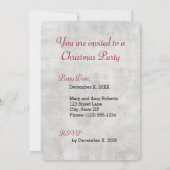 Uitnodiging Arctic Fox Winter Party (Achterkant)