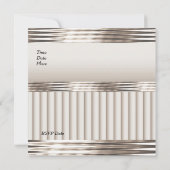 Uitnodiging art Deco Light Sepia (Achterkant)