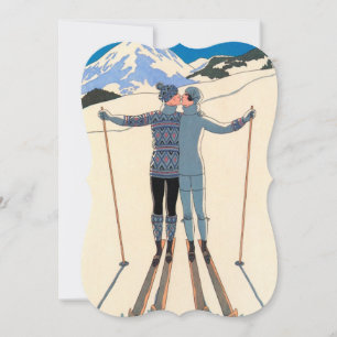 Uitnodiging  Art Deco Love Engagement Party