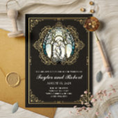 uitnodiging Art Nieuw Glas in lood