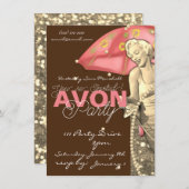 Uitnodiging Avon Party (Voorkant / Achterkant)