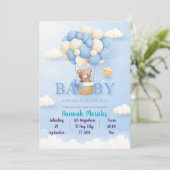 Uitnodiging baby shower (Staand voorkant)