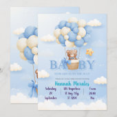Uitnodiging baby shower (Voorkant / Achterkant)