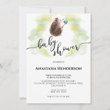 Uitnodiging baby shower.