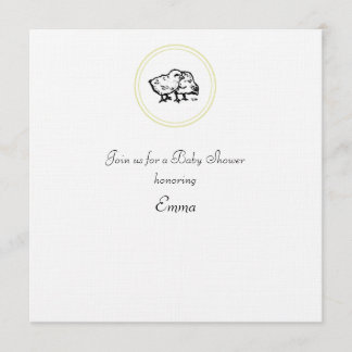 Uitnodiging baby shower