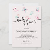 Uitnodiging baby shower. (Voorkant)