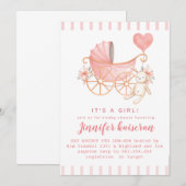 Uitnodiging baby shower (Voorkant / Achterkant)