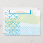 Uitnodiging baby shower - Baby walvis (Achterkant)