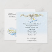 Uitnodiging Baby shower Clouds (Voorkant / Achterkant)