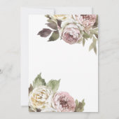 Uitnodiging Baby shower Cowgirl (Achterkant)