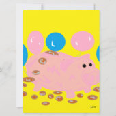 Uitnodiging/Baby shower Kaart (Achterkant)