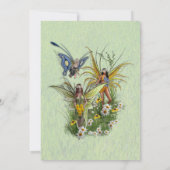 Uitnodiging Baby shower lente (Achterkant)