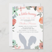 Uitnodiging Baby shower lente-aankomst (Voorkant)