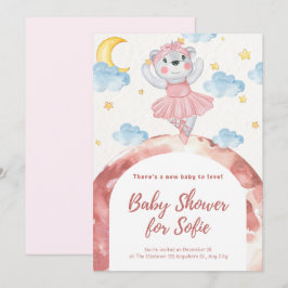 UITNODIGING BABY SHOWER SCHATTIG DIER