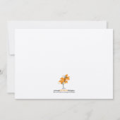 Uitnodiging baby shower - Twinden (Achterkant)