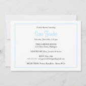 Uitnodiging baby shower - Twinden (Achterkant)