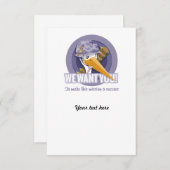 Uitnodiging baby shower werving (Voorkant / Achterkant)