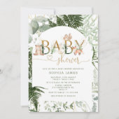 Uitnodiging baby shower Woodland (Voorkant)