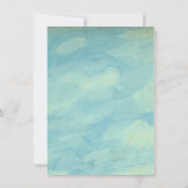 Uitnodiging Baby shower Woodland Mountain (Achterkant)