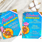 Uitnodiging Bach-feestje - Weekend Itinerarium