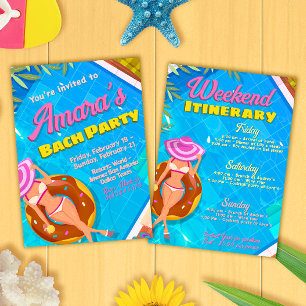 Uitnodiging Bach-feestje - Weekend Itinerarium