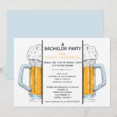 Uitnodiging Bachelor Brew (Voorkant / Achterkant)