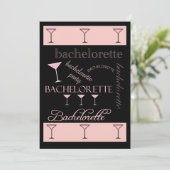 Uitnodiging Bachelorette (Staand voorkant)