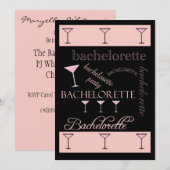 Uitnodiging Bachelorette (Voorkant / Achterkant)