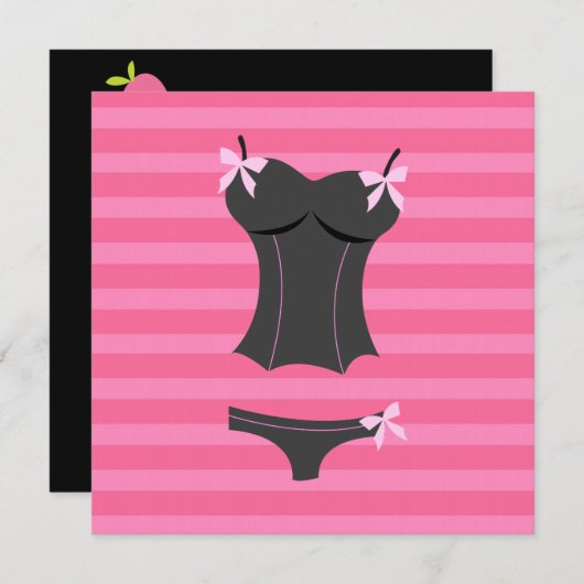 Uitnodiging Bachelorette (Voorkant / Achterkant)