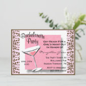 Uitnodiging Bachelorette (Staand voorkant)