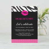 Uitnodiging Bachelorette (Staand voorkant)