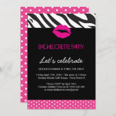 Uitnodiging Bachelorette (Voorkant / Achterkant)