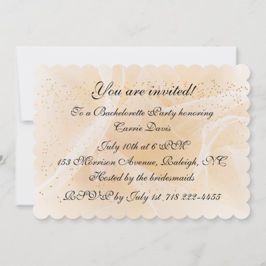 Uitnodiging Bachelorette (Voorkant)