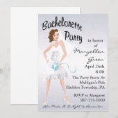 Uitnodiging Bachelorette (Voorkant / Achterkant)