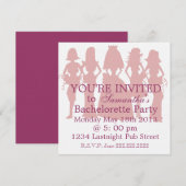 Uitnodiging Bachelorette (Voorkant / Achterkant)