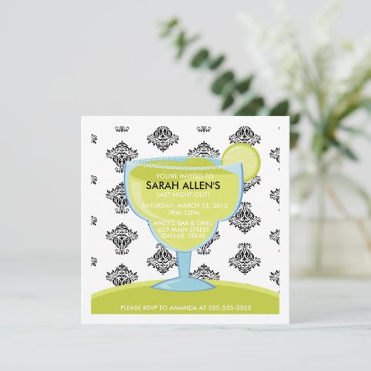 Uitnodiging Bachelorette (Staand voorkant)