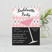 Uitnodiging Bachelorette (Staand voorkant)