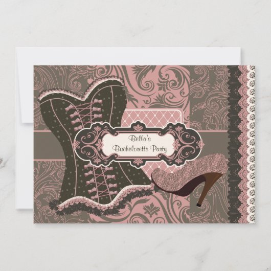 Uitnodiging Bachelorette (Voorkant)