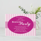 Uitnodiging Bachelorette (Staand voorkant)