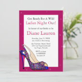 Uitnodiging Bachelorette (Staand voorkant)