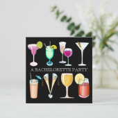 Uitnodiging Bachelorette (Staand voorkant)