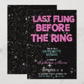 Uitnodiging Bachelorette (Voorkant / Achterkant)