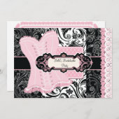 Uitnodiging Bachelorette (Voorkant / Achterkant)