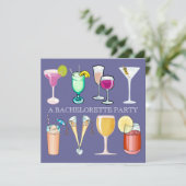 Uitnodiging Bachelorette (Staand voorkant)