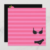 Uitnodiging Bachelorette (Voorkant / Achterkant)