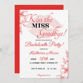 Uitnodiging Bachelorette (Voorkant / Achterkant)