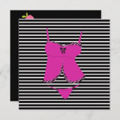 Uitnodiging Bachelorette (Voorkant / Achterkant)