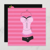 Uitnodiging Bachelorette (Voorkant / Achterkant)