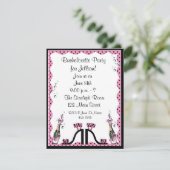 Uitnodiging Bachelorette (Staand voorkant)