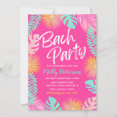 Uitnodiging Bachelorette | Bachelorette Pool (Voorkant)